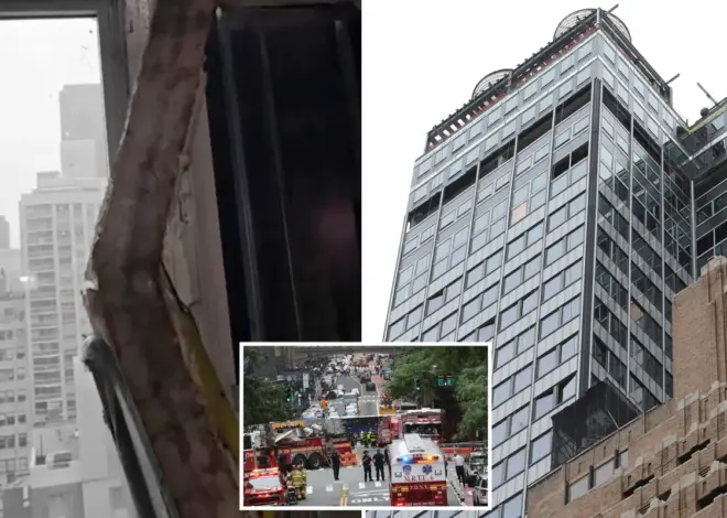 Midtown building evacuated after support beams buckle, floors cave