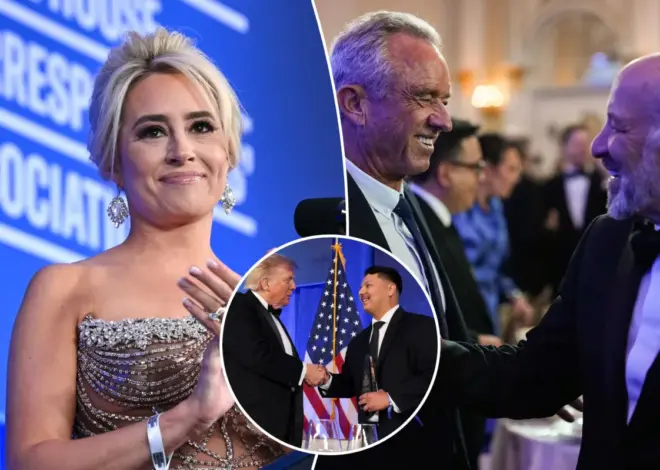 Trump plays comedian-in-chief at rescheduled WHCA dinner: photos