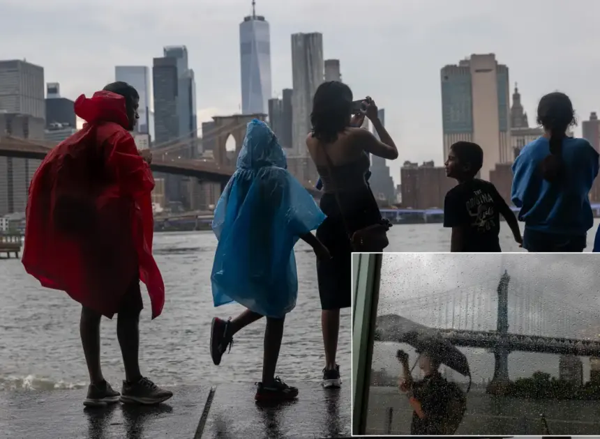 NYC could get soaked by more than 4 inches of rain from ‘unusually powerful’ summer storm