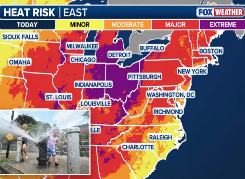 Heatwave hits NYC as 100 degree weather expected for the first time in over a decade