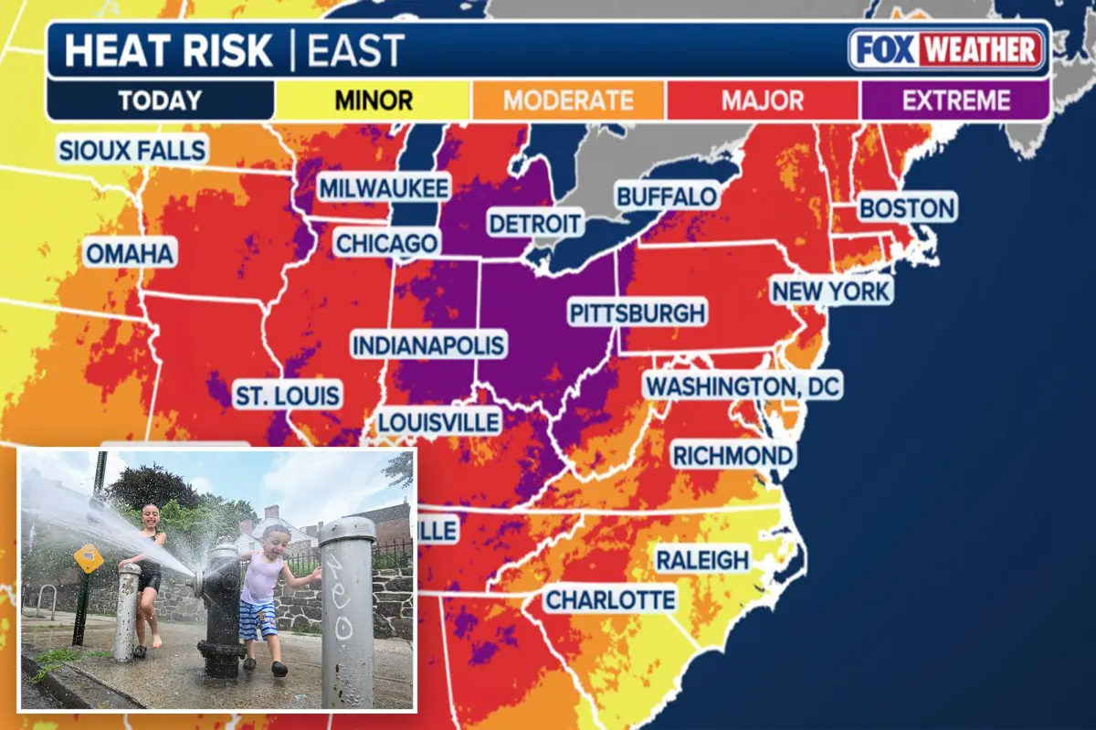 Heatwave hits NYC as 100 degree weather expected for the first time in over a decade