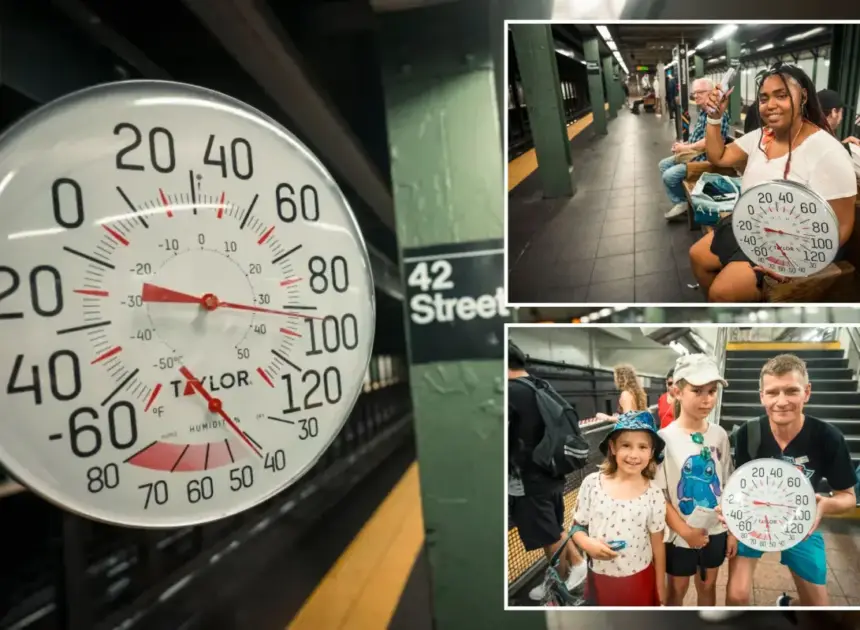 We recorded the temps of NYC subway stations during 100-degree heatwave — the results blew our minds: ‘Dante’s Inferno’