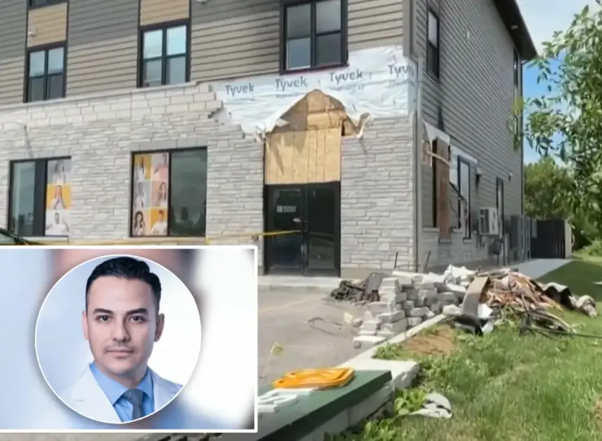 Dentist murdered his 2 young sons and firebombed his practice before killing himself in vehicle blaze