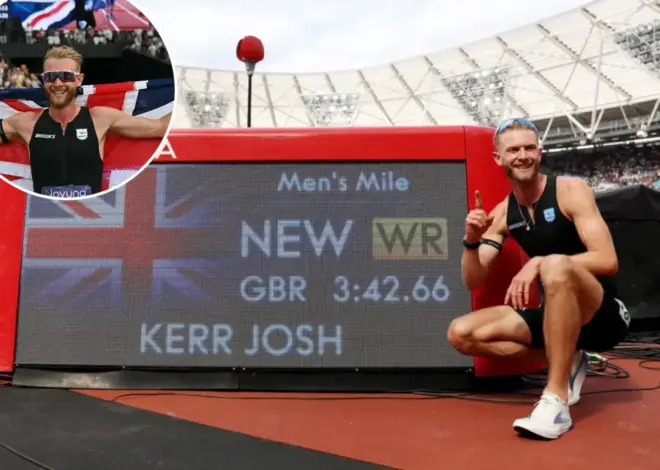 Runner Josh Kerr breaks 27-year record for world’s fastest mile