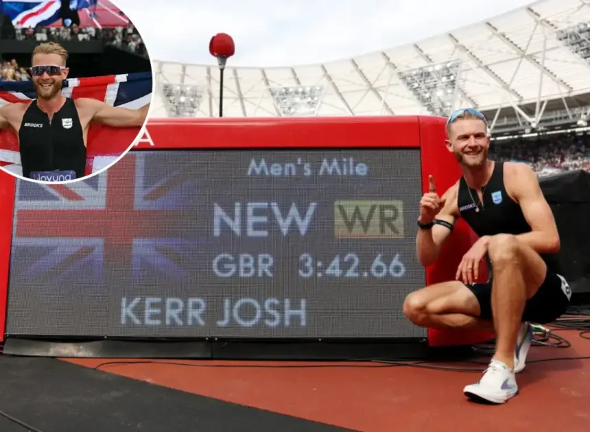 Runner Josh Kerr breaks 27-year record for world’s fastest mile