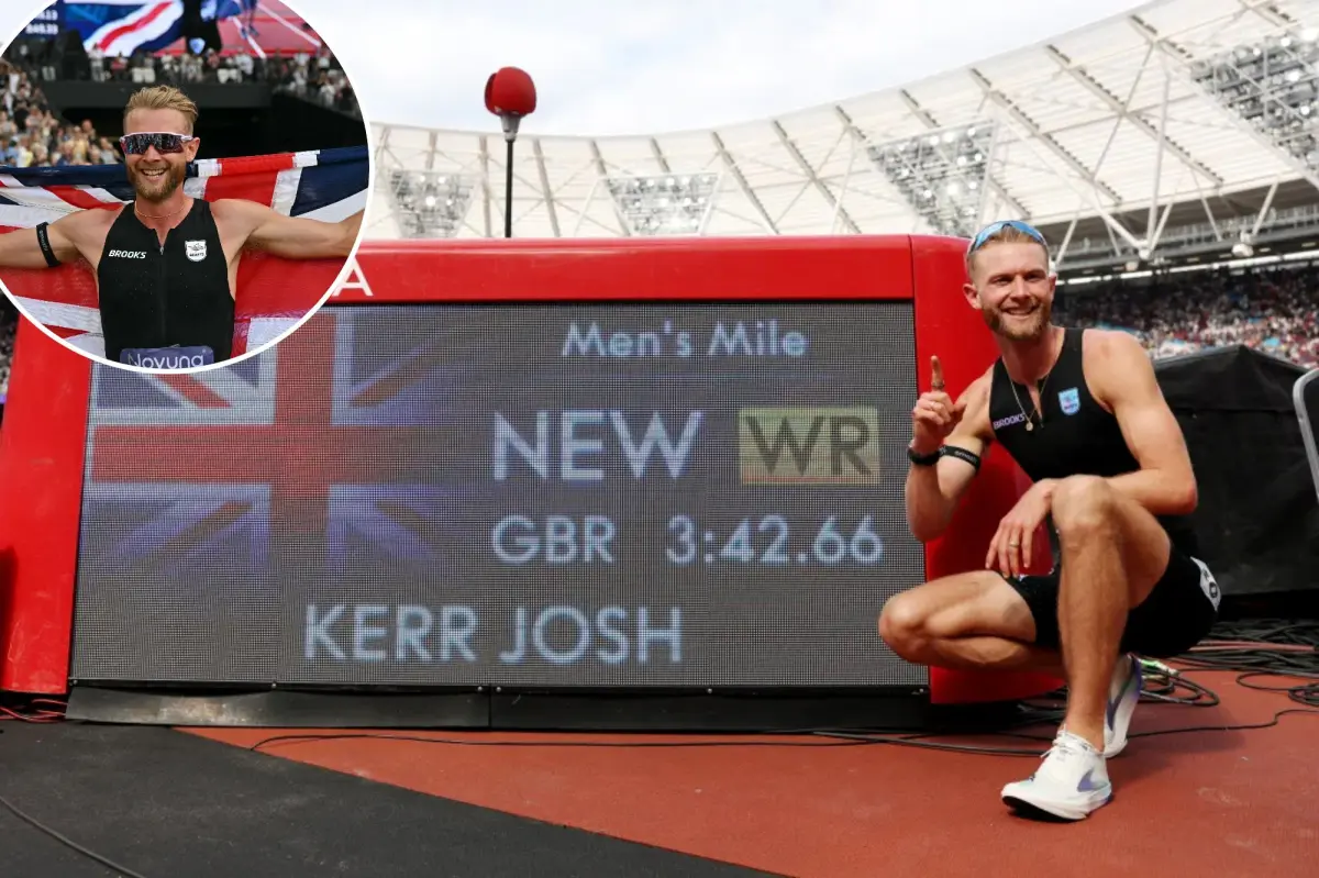 Runner Josh Kerr breaks 27-year record for world’s fastest mile