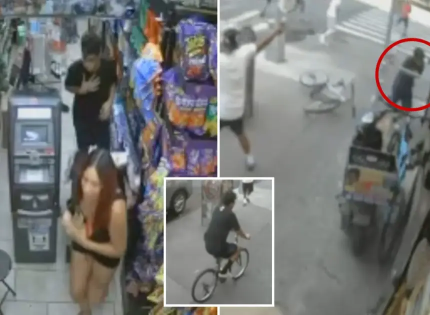 Cop’s son, 12, ID’d after being shot dead in NYC as harrowing video shows victim running into bodega clutching his chest