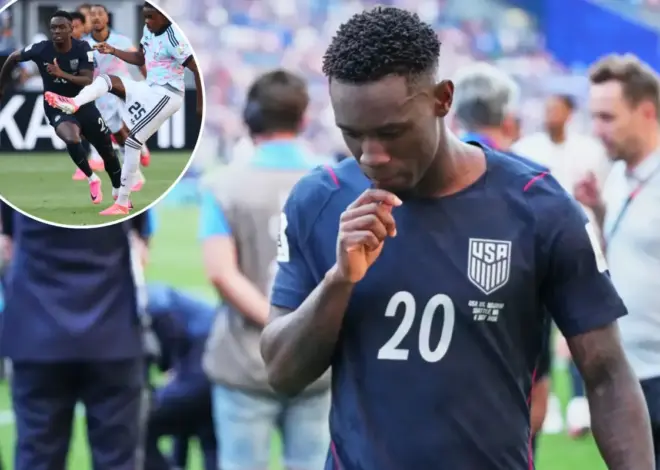 Folarin Balogun goes out with a whimper for USMNT in World Cup loss after red card controversy