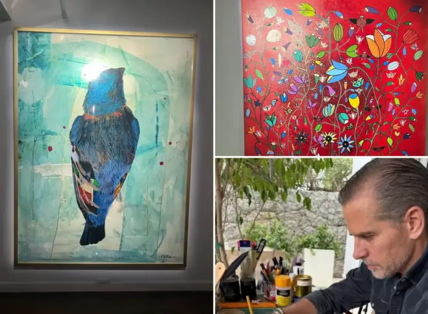 Exclusive | Hunter Biden is still trying to charge $54,000 for his paintings — and the huge price includes a video call with him