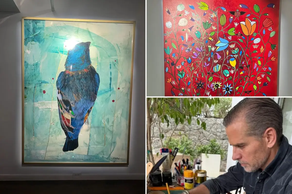 Exclusive | Hunter Biden is still trying to charge $54,000 for his paintings — and the huge price includes a video call with him
