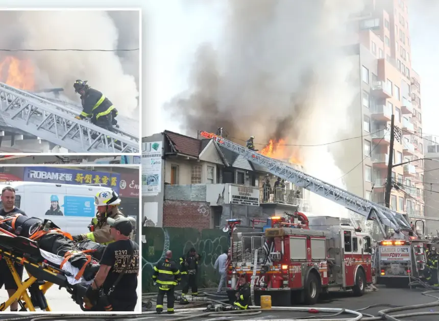 Massive fire ravages NYC home, injuring 21 and leaving 78-year-old woman in critical condition