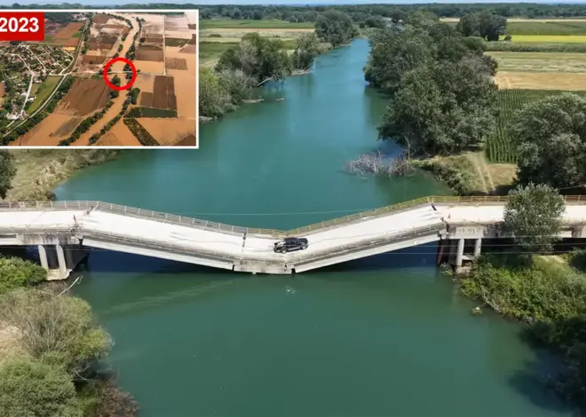 Drivers keep using buckling storm-damaged bridge — because it’s faster than detour