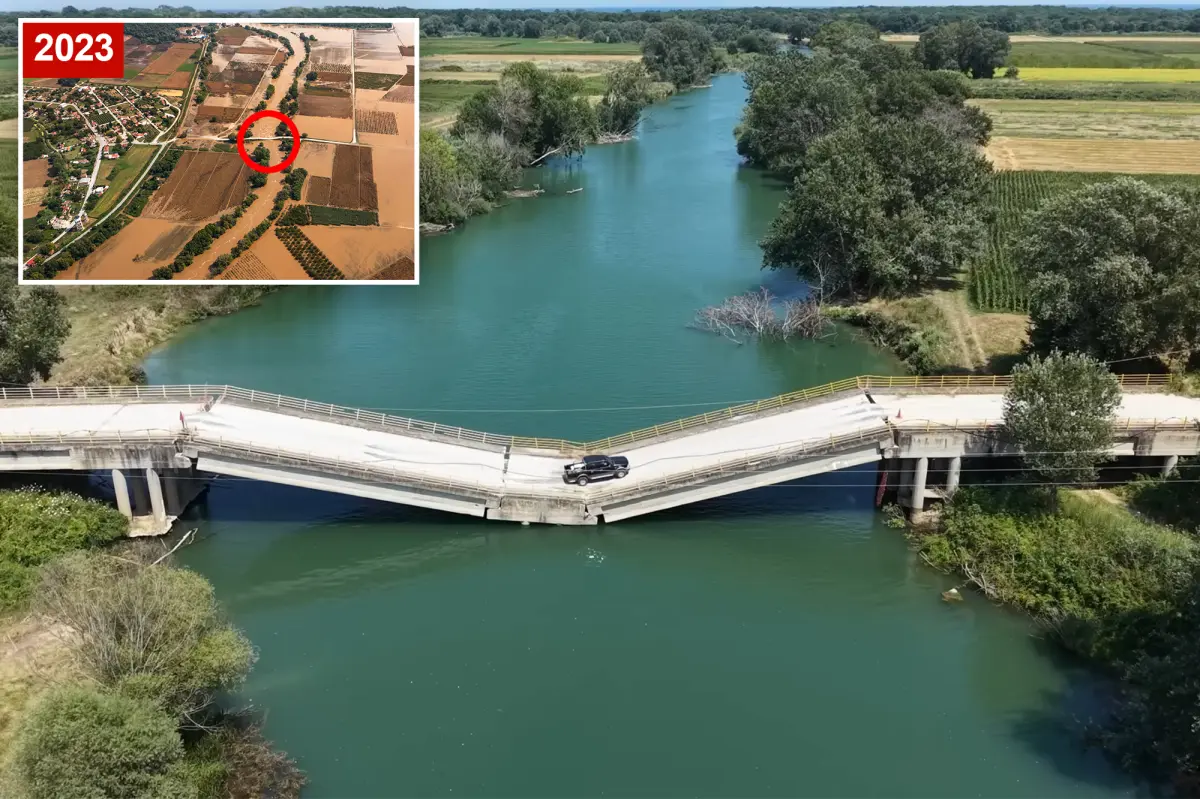 Drivers keep using buckling storm-damaged bridge — because it’s faster than detour