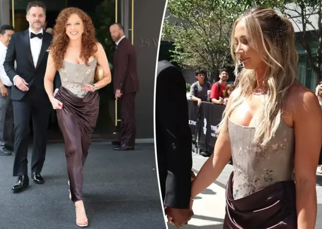 Abigail Anderson accidentally twins with another guest at Taylor Swift and Travis Kelce’s wedding