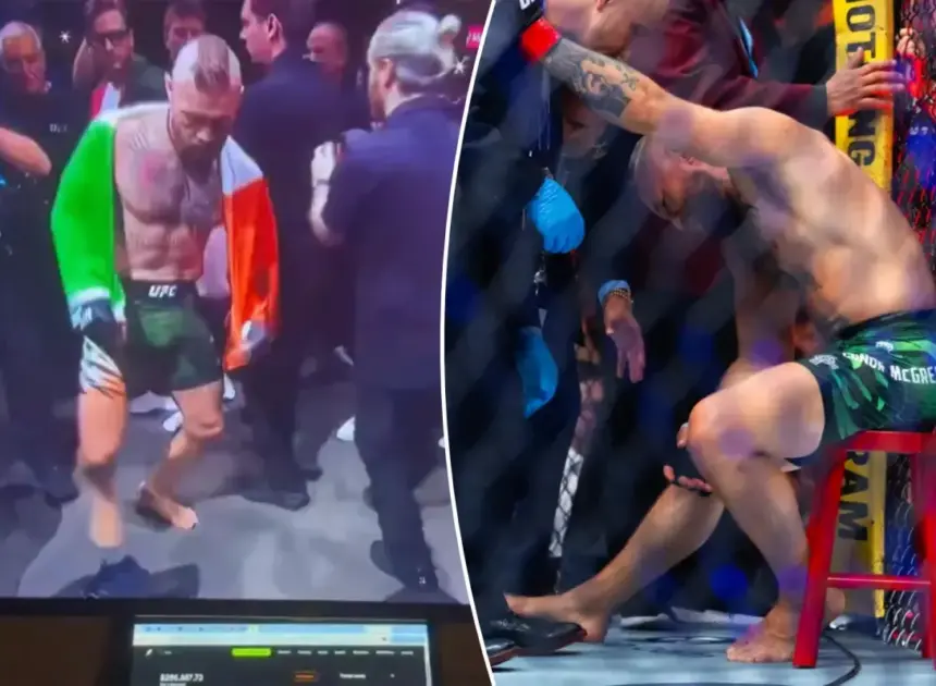 Conor McGregor slams ‘nonsense’ injury theories after viral pre-fight video