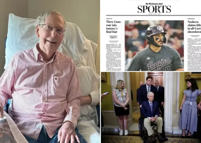 WaPo fact-checks Mitch McConnell hospital photo featuring paper — with definitive findings