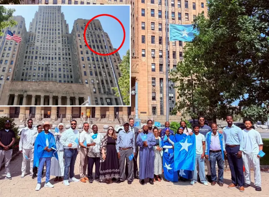 Buffalo vandals steal Somali flag from City Hall pole — days after mayor canceled Fourth of July fireworks show
