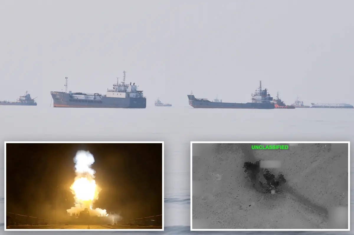 Iran fires at two ships on the Strait of Hormuz as traffic sinks to lowest in 5 weeks