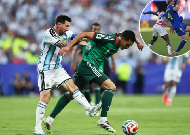 Lionel Messi had similar play as USMNT star Folarin Balogun — but didn’t earn red card as controversy brews