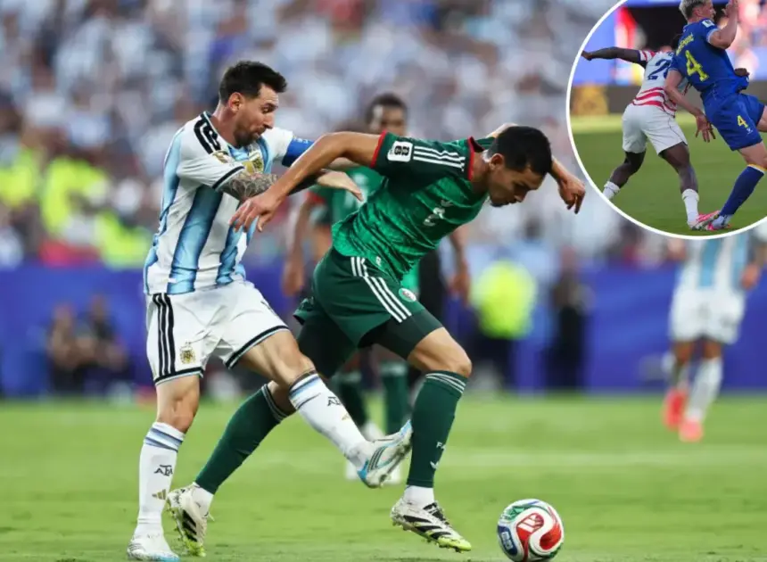 Lionel Messi had similar play as USMNT star Folarin Balogun — but didn’t earn red card as controversy brews