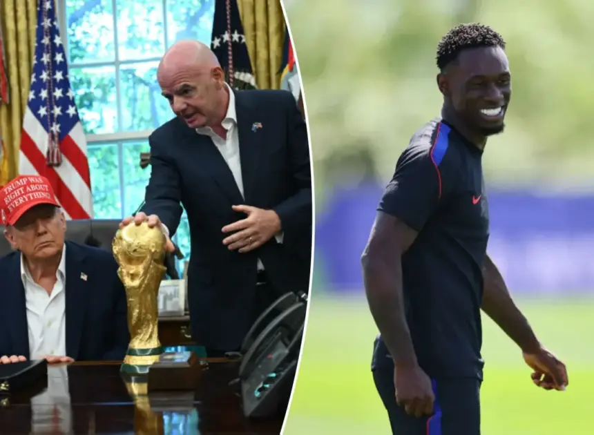 Trump called FIFA president asking to review USMNT star Folarin Balogun’s red card suspension: report