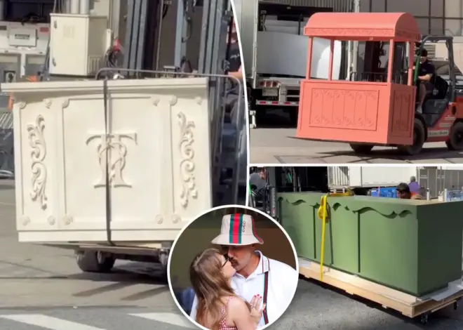 Exclusive | Taylor Swift, Travis Kelce’s lavish wedding decor unveiled — including custom monogrammed pieces