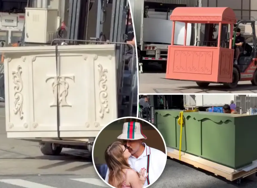 Exclusive | Taylor Swift, Travis Kelce’s lavish wedding decor unveiled — including custom monogrammed pieces