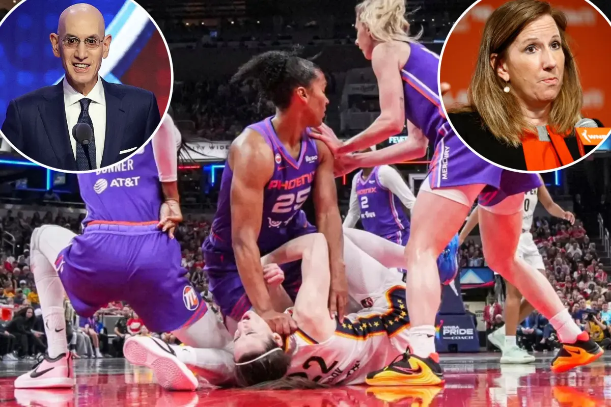 Adam Silver stepped in to clean up WNBA’s Caitlin Clark mess with Cathy Engelbert under fire