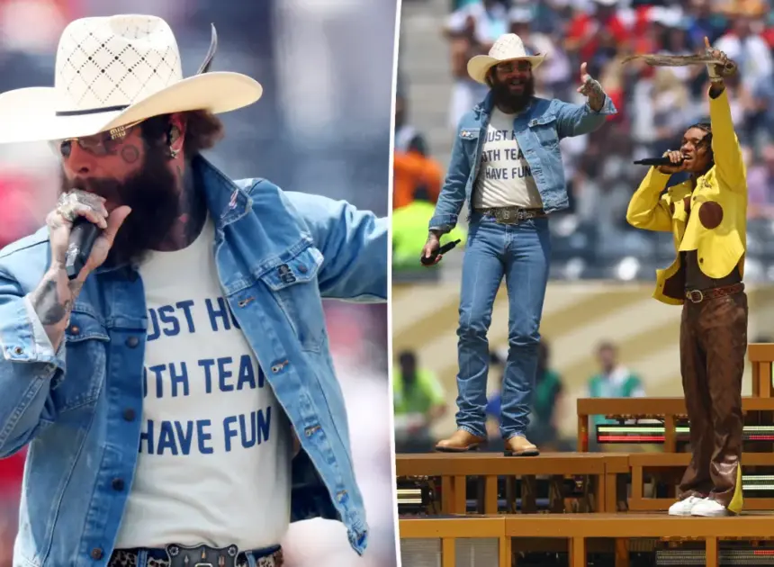 Post Malone kicks off World Cup final 2026 with electric performance of ‘Sunflower’ with Swae Lee