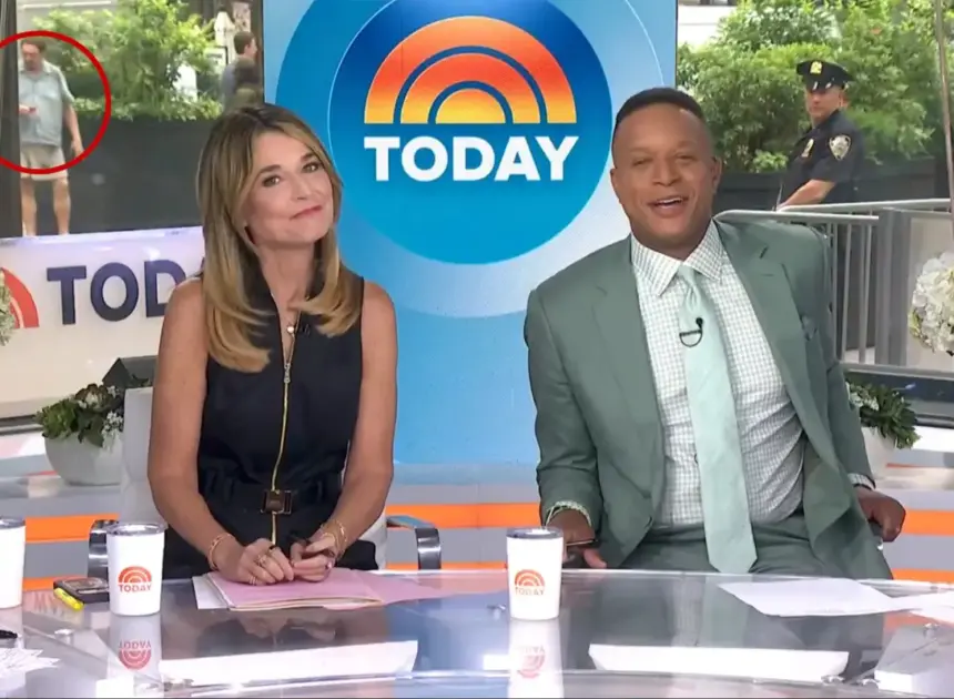 Nutjob accused of storming ‘Today’ set spotted in background of show before being busted: video