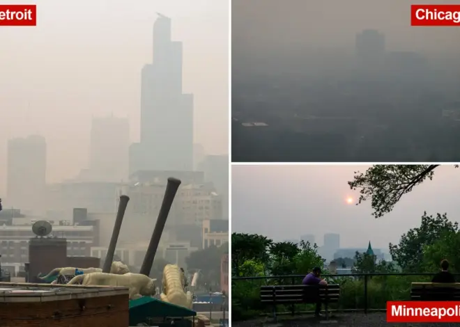 Three major US cities top world’s worst air quality rankings as Canada wildfire smoke blankets America