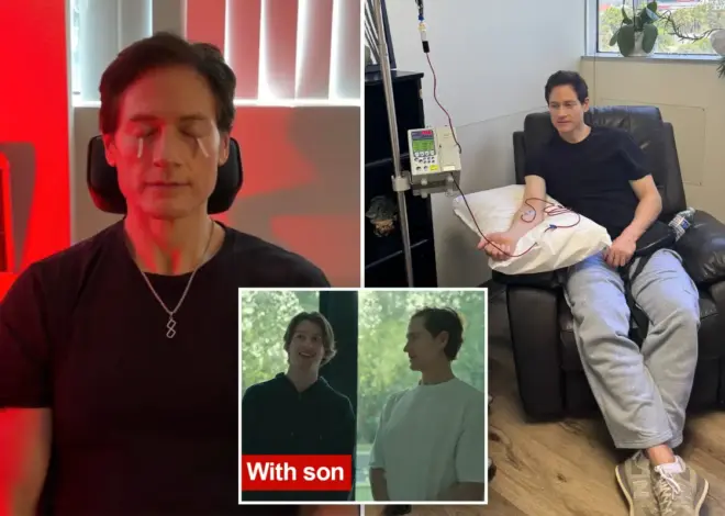 Eccentric biohacker Bryan Johnson who uses his son as a ‘blood boy’ makes unbelievable U-turn