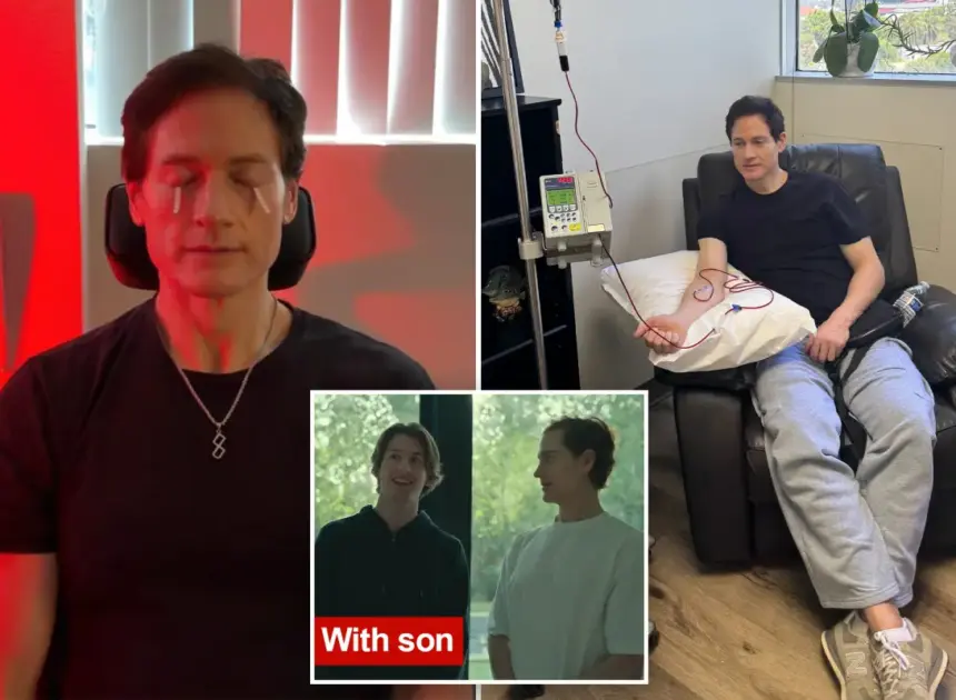 Eccentric biohacker Bryan Johnson who uses his son as a ‘blood boy’ makes unbelievable U-turn