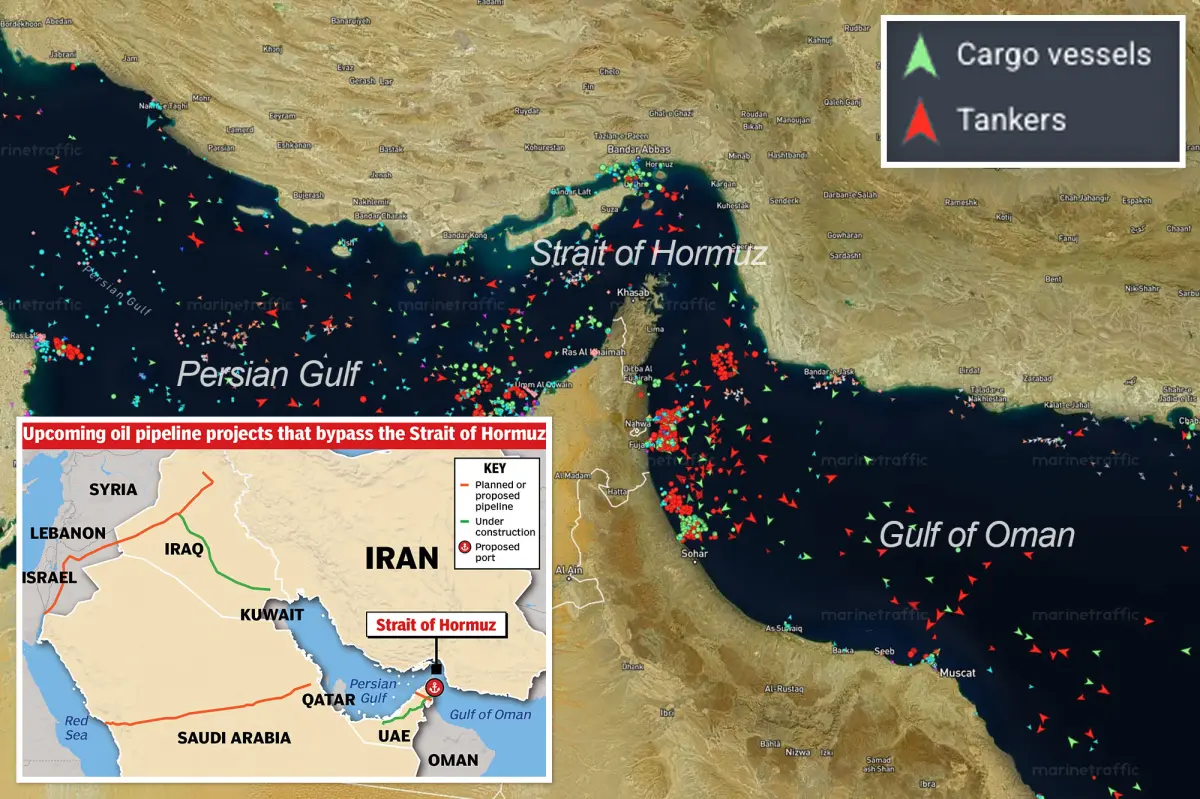 Middle East allies rushing new pipelines, port to bypass Iran’s grip on Strait of Hormuz