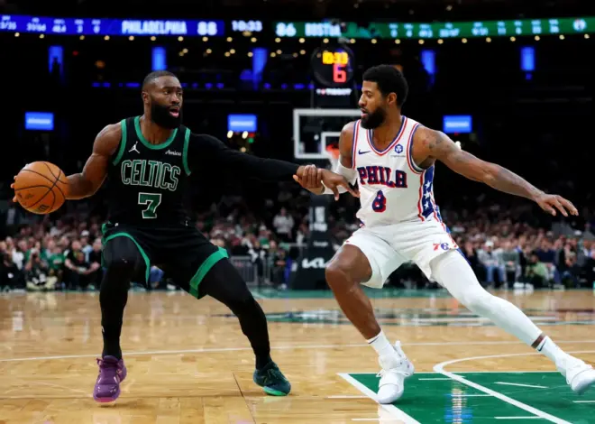 76ers acquiring Jaylen Brown from Celtics for Paul George, four draft picks in NBA blockbuster