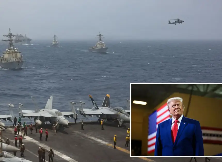 US ‘locked and loaded’ for ‘massive attack’ on Iran, Trump says — but he’s ‘not in a hurry’ to strike