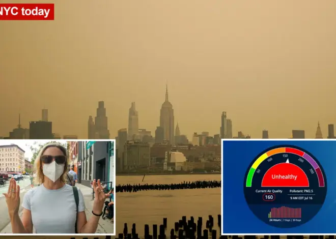 NYC air quality reaches unhealthy ‘Level Red’ — after out-of-control Canadian wildfires contaminate US airspace