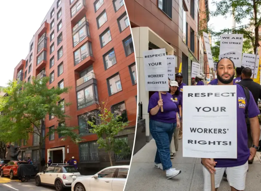 Exclusive | Inside the swanky midtown building near Billionaires Row where staff finally said enough and walked out