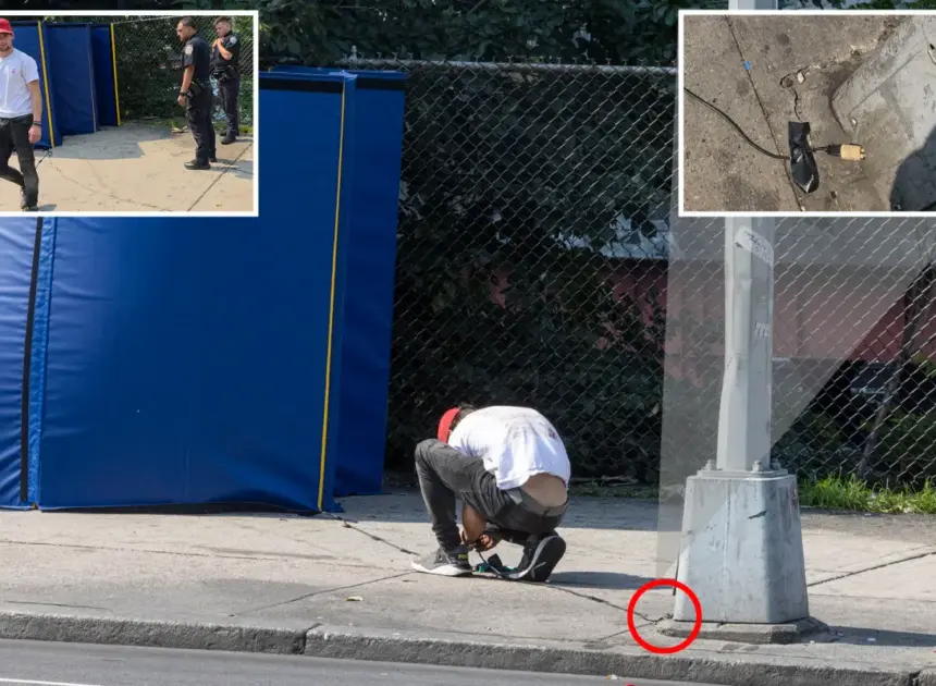 Vagrants wire NYC’s growing Intrepid Museum homeless camp with electricity, forcing cops to step in