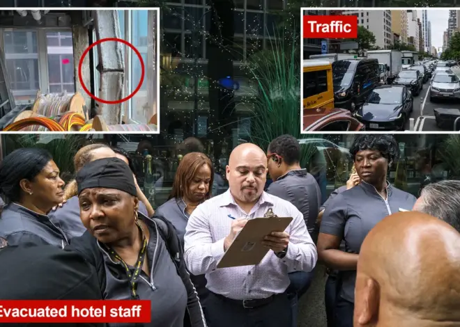 Massive ‘frozen zone’ around buckling Midtown NYC building leaves hundreds out on street — with no idea when they can return