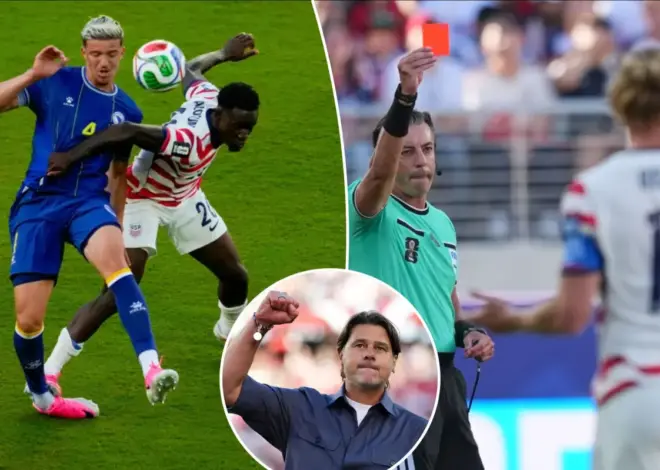 Mauricio Pochettino fumes over Folarin Balogun VAR controversy at World Cup: ‘Never a red card’