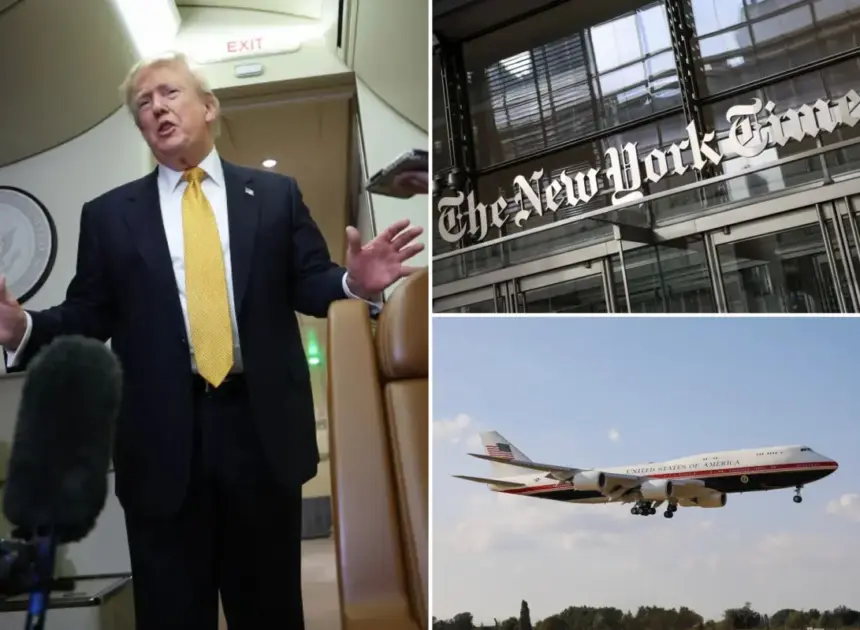 Trump admin subpoena NY Times reporters after claiming prez swapped out $400M Air Force One jet duirng trip to Turkey