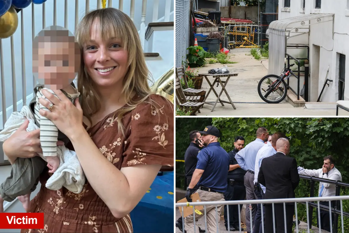 NYC mom stabbed to death hours before hubby’s body discovered hanging in nearby park in possible murder-suicide