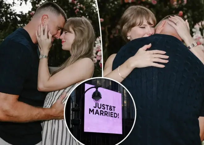 Taylor Swift and Travis Kelce marry in front of A-list pals at extravagant MSG wedding