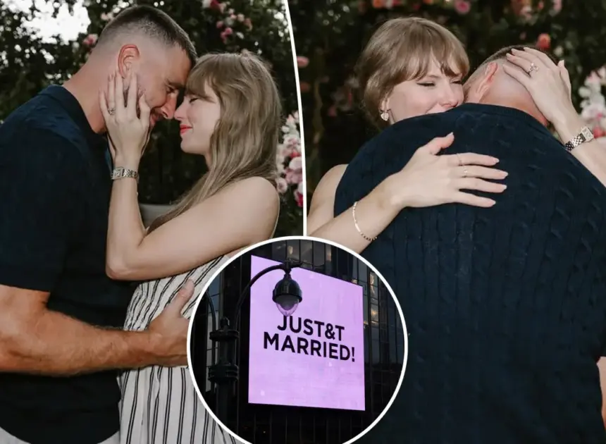 Taylor Swift and Travis Kelce marry in front of A-list pals at extravagant MSG wedding