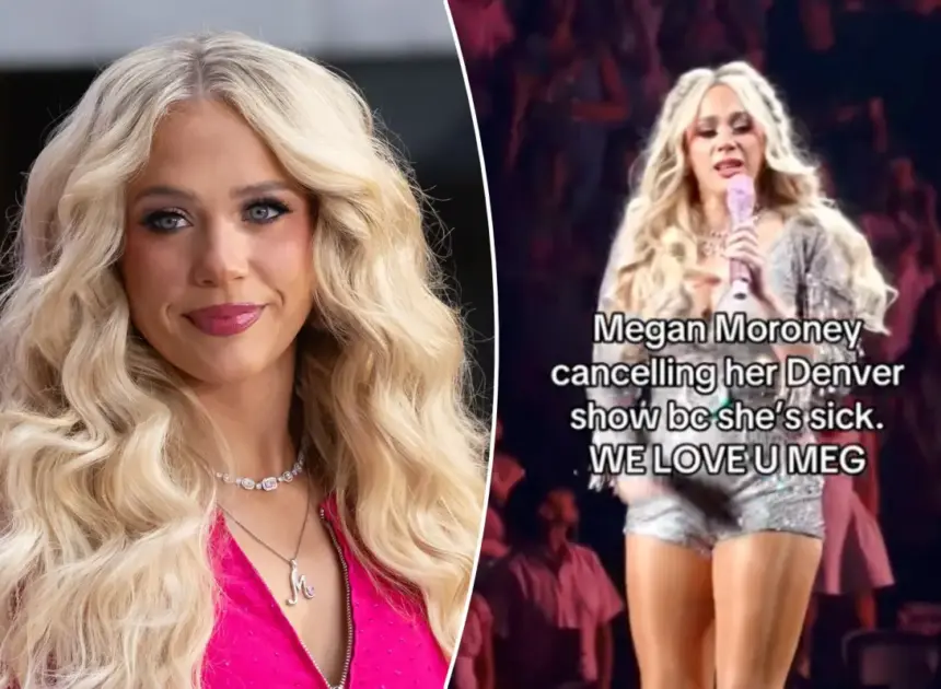 Megan Moroney cancels Denver concert after 3 songs as she fights back tears