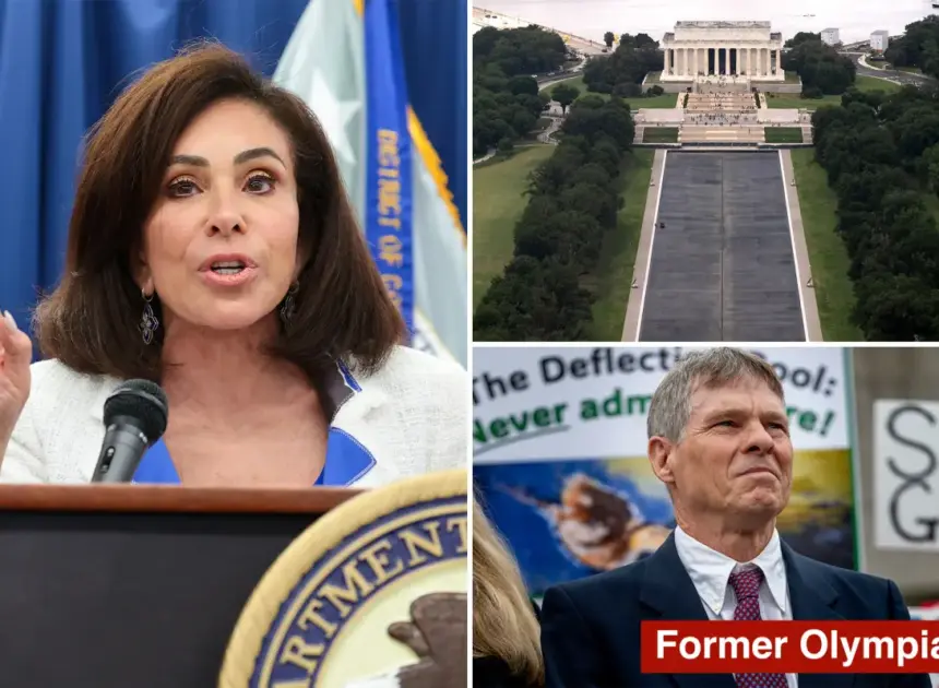 Jeanine Pirro seeks to drop charges against Olympian David Hearn, admits reflecting pool damage was ‘flawed installation’