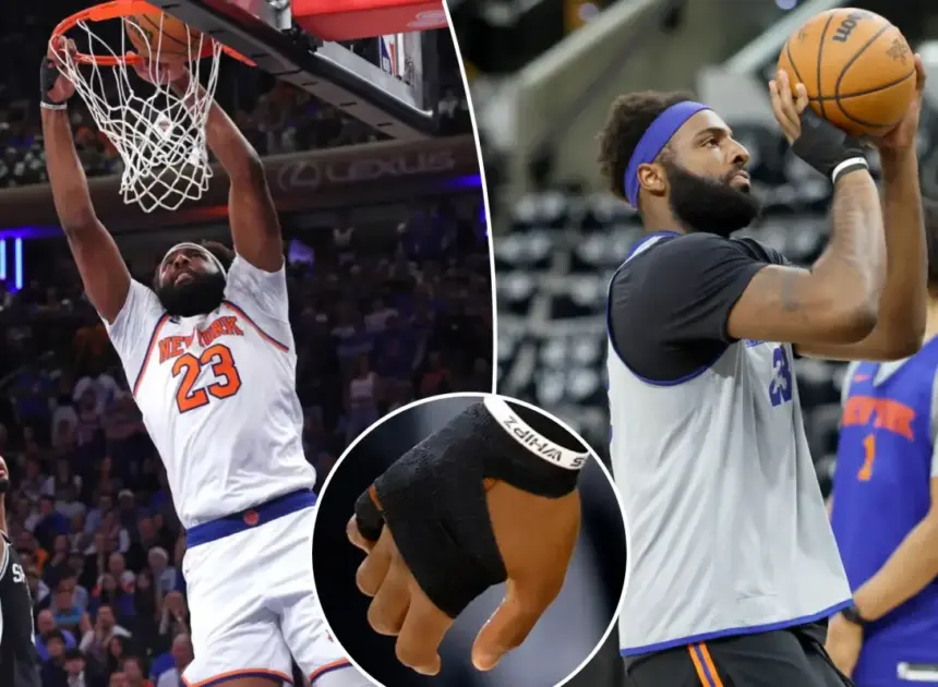 Ex-Knick Mitchell Robinson reveals how he injured hand before NBA Finals: ‘Broke down in tears’