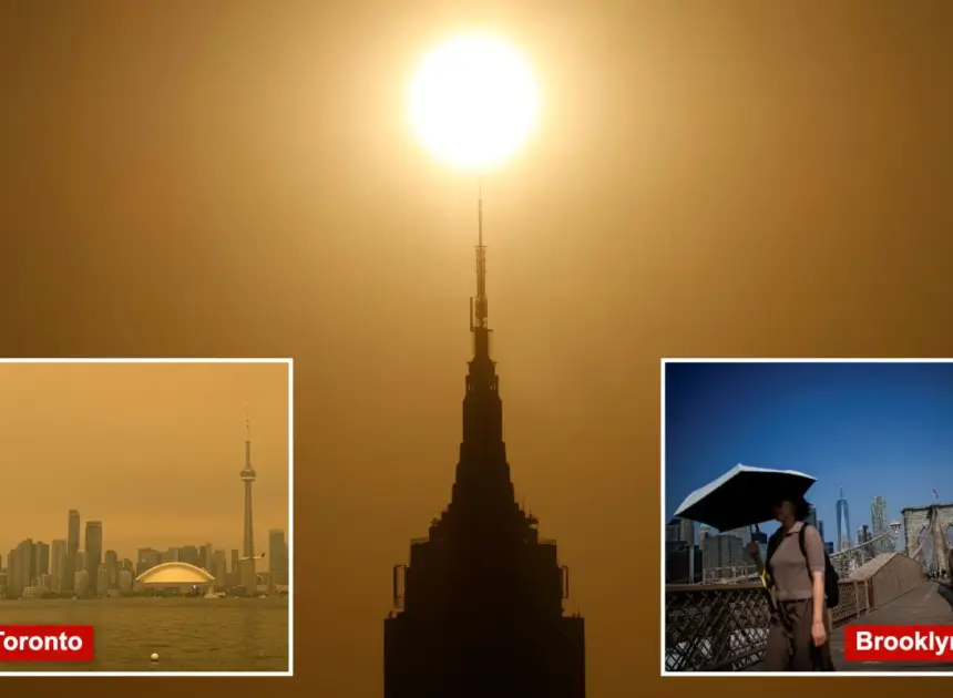 Sweltering NYC hit by Canadian wildfire smoke — and it may only get hazier