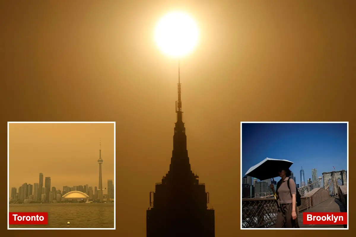 Sweltering NYC hit by Canadian wildfire smoke — and it may only get hazier